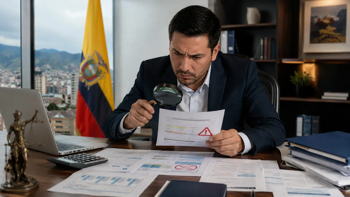 Cómo identificar una factura falsa y evitar riesgos legales en Ecuador 2026