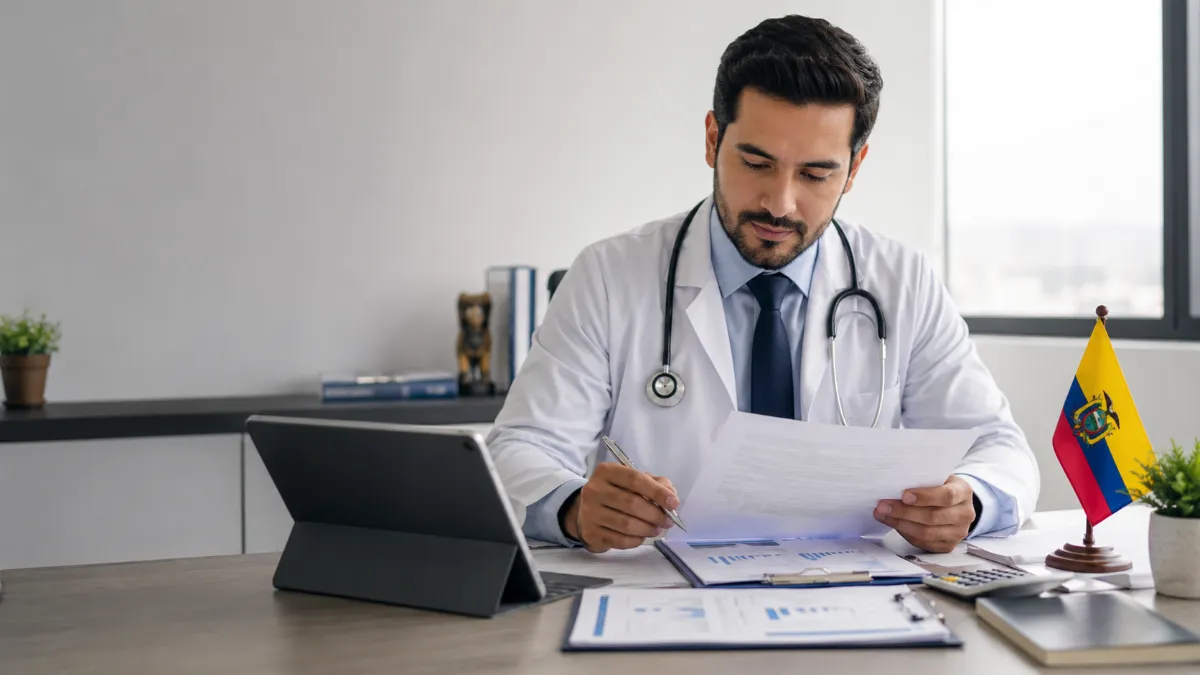 Reducir la carga tributaria para doctores en Ecuador